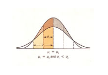 Mathematics and Scientific Calculation by Tom Mallon - Ink on Mylar - Bell Curve
