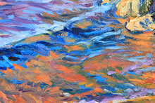 Lake Superior by Tom Mallon, Oil on Canvas: 38 by 30 inches - Detail of Clear Water