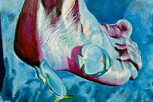 Unrequited by T.Mallon - The God's Feet (detail)