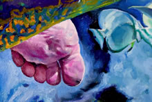 Unrequited by T.Mallon - The God's Feet (detail 2)