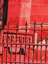 Loretto Chapel by Tom Mallon, oil on canvas - Loretto Sign