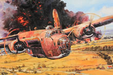 Copy of Robert Taylor's 'Apaches', Copy by Tom Mallon, Oil on Canvas, Detail of Liberator