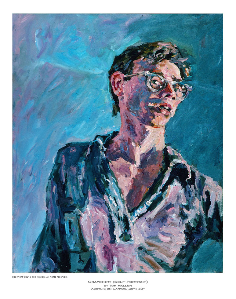 Grayshirt by Tom Mallon, Acrylic on Canvas - 26 x 32 inches